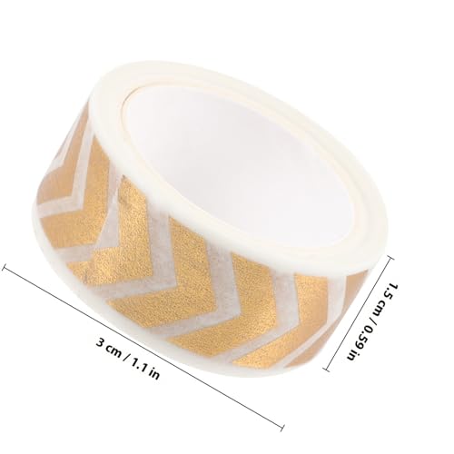 Cinta washi de papel japonés dorada para scrapbooking y manualidades 2