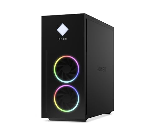 OMEN 40L GT21-2004ns - Computer desktop da gaming (processore Intel Core i7-14700F, 32 GB RAM, 1 TB SSD, NVIDIA GeForce RTX 4070, Windows 11 Home), colore: Nero - PC Desktop - Immagine 2