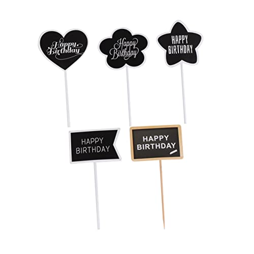 Amosfun 50 Pçs Decoração De Bebê Decoração Nórdica Palhetas De Papel Para Bolo De Casamento Ornament