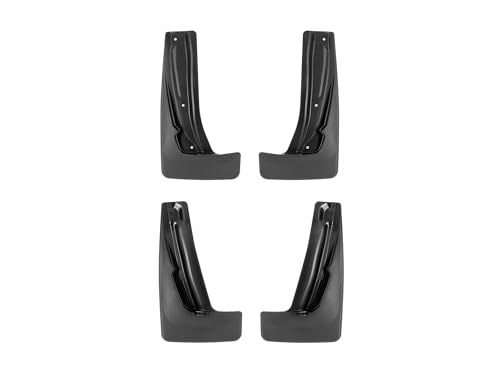 WeatherTech Custom No Drill Splash Guard MudFlaps for Honda HR-V, Front & Rear Set (110168-120168), Black