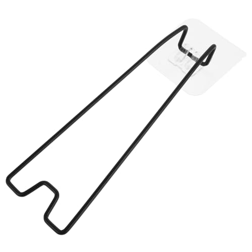 Garneck Soporte de Fotos Metálico con Respaldo Autoadhesivo Marco de Mesa Negro Mediano Instalación sin Herramientas Diseño Elegante y Seguro para Fotos y Álbumes