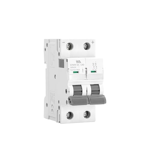 Disjoncteur CC interrupteur de protection court-circuit 500V 2P 20A solaire