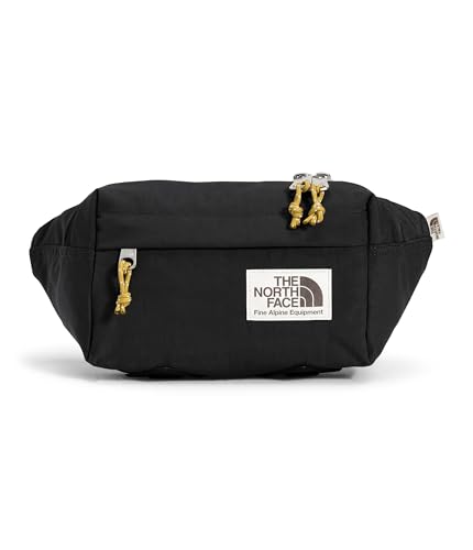 The North Face Berkeley Lumbar Bag | Water-Repellent Fanny Pack for Men & Women, External Pocket & Adjustable Strap, TNF Black/Mineral Gold-NPF, One Size2