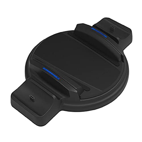 Soporte para consola de juegos De/Uhd Host Round Base P5 + cargador inalámbrico de dos asientos cargador de dos asientos Cover
