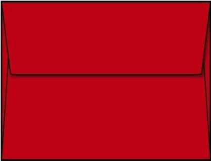 Limited Papers A2 Envelopes, Red, 250 Envelopes