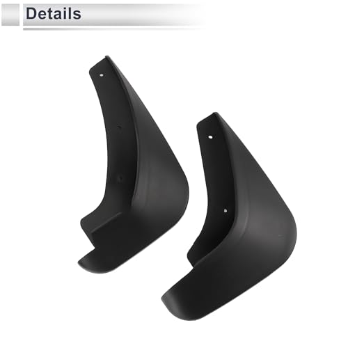 Image of X AUTOHAUX 1set Front and Rear Mud Flaps Splash Guards Mud Guards for Mazda 3 1.6(Hatchback) 2006-2011 W /Mount Accessories