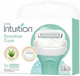 Schick Intuition Sensitive Care Razor Blade Refill Cartridges, 3 Count (Packaging may vary) image 3