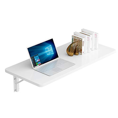 Wall-Mounted Drop-Leaf Table, Floating Small Wooden Desk Desk Workstation Computer Desk, for Office/Laundry
