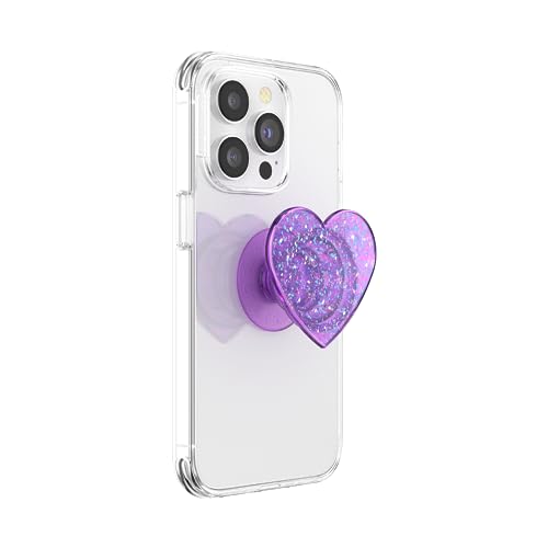 Image of PopSockets Adhesive Phone Grip, Holder, Phone Stand, Heart - Confetti Heart