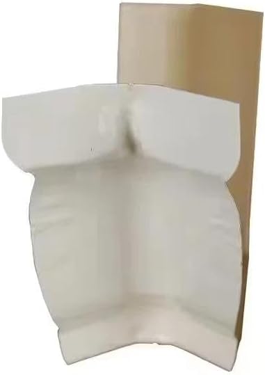 for 6 in. White Aluminum K Style Inside Gutter Strip Miter