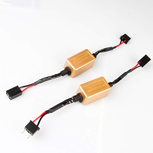 KOYOSO H7 LED Canbus Decodificador Error Canceller Decoder Superpoder Anti Parpadeo Anti Interferencia Canbus Resistencia Cover