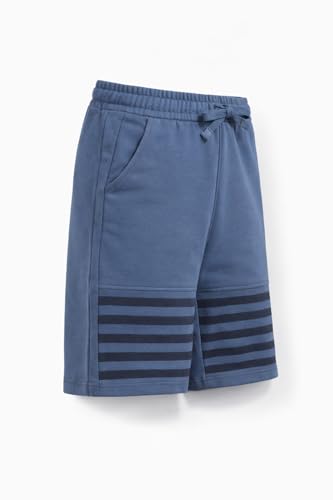 Image of Alan Jones Clothing Boys Casual Bermuda Shorts | Placement Print | French Terry | Regular Fit | Drawstring Closure | Age 5-16 Years | Lounge & Casual Wear