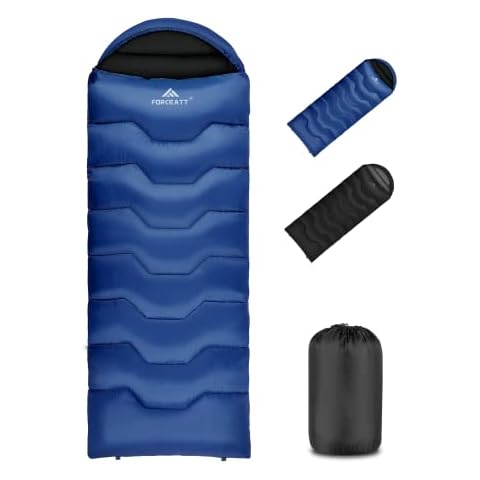 Forceatt Saco De Dormir Rectangular de Invierno Cover