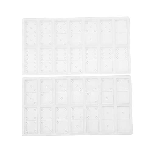 Crafts Bag Decoration DIY Pendant Jewelry Making Tools Dominoes Epoxy Resin Molds Crystal Resin Mold Silicone Mould