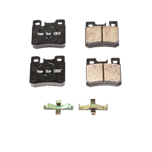 Image of PowerStop Rear Brake Pads for Mercedes-Benz C230 1999-00 |C280 1996-00 |E320 1994-95 |E420 1994-95 |SL320 1994-95 - Z17 Ceramic Brake Pads with Installation Hardware, 17-495