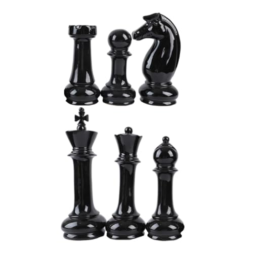 Décoration échecs céramique noire pour sublimer un salon vide - 2