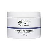 Holistic Vet Blend Feline Senior Blend Powder, Supports Senior Health for Cats - 3.175 oz / 90 g
