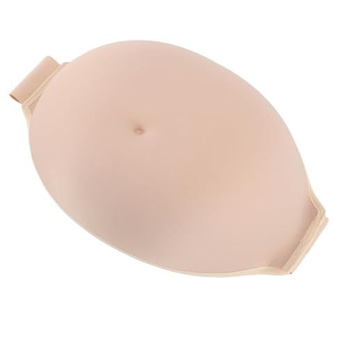 Barriga Falsa de Grávida de Espuma Viscoelástica Leve, Cinto Ajustável, Design Realista, Tecido Maci