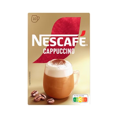 Nescafé Cappuccino Café Soluble,10 sticks