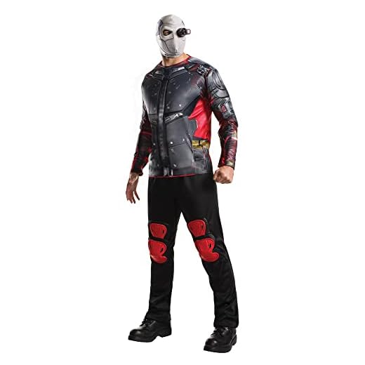 Rubies 's – Disfraz de oficial suicidio Squad adulto Deadshot (tamaño mediano)