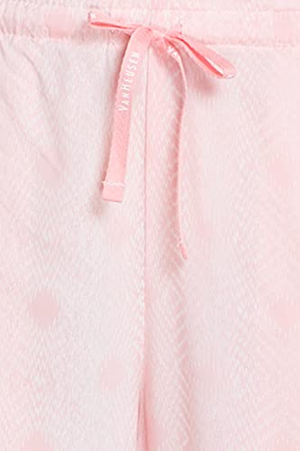 Image of Van Heusen Women's Printed Lounge Pants | Drawstrings & Side Pockets | Ultra Soft Fabric | Relaxed Fit | At home pyjamas | Everyday Comfort | Printed | Style 55306 | Available in Pack of 1 & 2