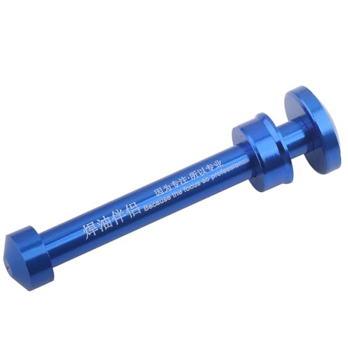Image of Manual Syringe Glue Dispenser Solder Flux Paste Plunger BGA Welding Tool | Aluminum Alloy Booster, 3 Size Dispensing Needles