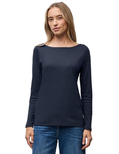 Street One Basic Langarmshirt deep Blue 38 – Ansicht 1