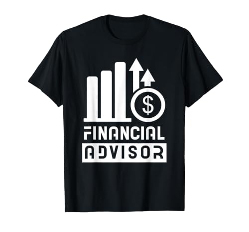 Financial Advisor Job Planner Advisory Finance T-Shirt, Men, Black, X-Large
