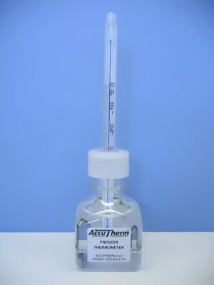 Certified Freezer Thermometer -30 to 0 C PTFE Coated