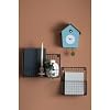 Karlsson Cuckoo Light Wall Clock in Misty Blue & Army Green with Pendulum