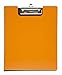 Produktbild MAUL Schreibmappe A4 MAULflexx | Klemmbrettmappe im A4 Format für Dokumente | strapazierfähige Konferenzmappe | einschiebbare Aufhängöse | Mappe mit Bügelklemme für loses Papier | Orange