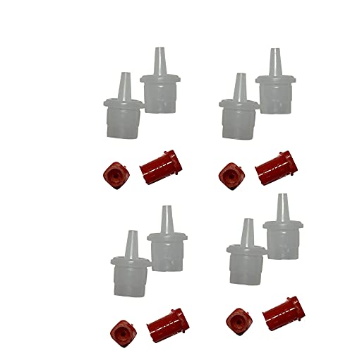 16 PC Eyelash Glue Replacement Nozzle Caps Glue Pins