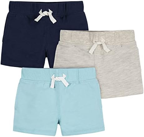 Gerber baby-boys 3-pack Pull-on Knit Shorts Casual Shorts (pack of 3)