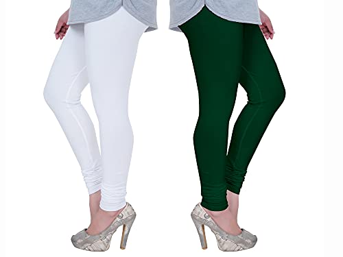 Image of Plus Size Churidar Leggings for Women & Girls Combo (Pack of 2)