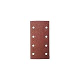 Produit de couleur : LEMAN Patin auto-agrippant multi-usages Classic Larg. 93 Long. 185 Grain 80 Perforé 8+1 Boite de 15 Lot de 8 - Disque, plateau et abrasif