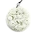 Light Color Stone Fortune Dragon Amulet Pendant