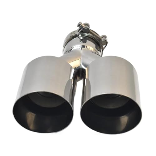 Embout d'échappement double universel anti-rouille en acier inoxydable 304
