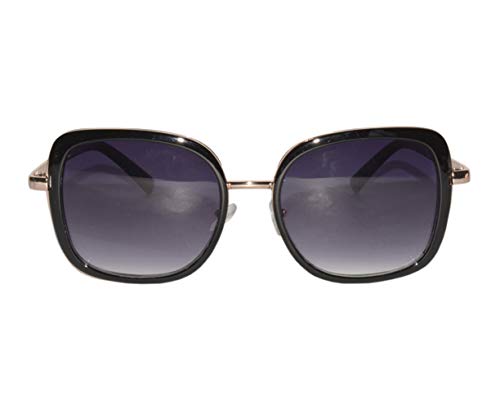 Peter Jones Black Square Oversized Sunglasses for Girls/Women (RD008B)-Pack of 1 - Image 4