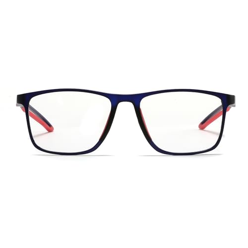 Image of FEISEDY Blue Light Glasses for Women Men TR90 Sports Ultra-Light Glasses Anti Glare UV Protection B0109