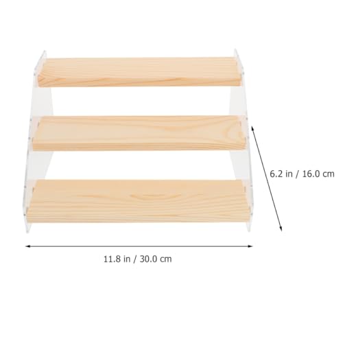Estante Escalonado de 3 Niveles 30 CM para postres y cosméticos 3