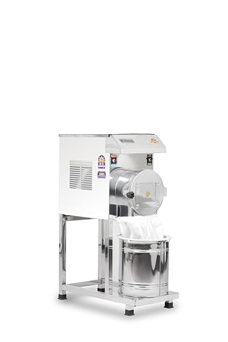 Image of MILLON 2HP Atta Chakki Commercial Flour Mill with i-Sensor Auto Clean System, Pulverizer, Masala Hopper, 12-14 Kg /hr Grinding Capacity Domestic Gharghanti for Home and Small Business Use