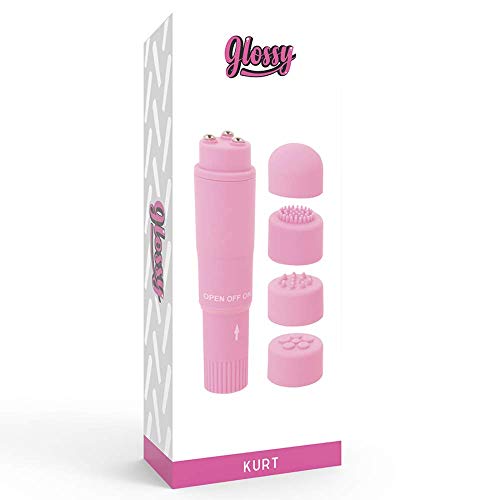 GLOSSY Pocket Kurt Masseur Rose mini appareil de massage corporel relaxant