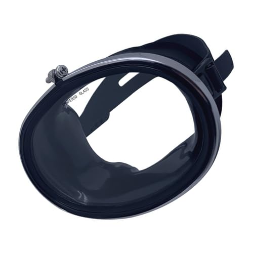 Gafas de buceo profesional con forma de óvalos, transparentes, panorámicas, vidrio templado, gafas de buceo subacuático