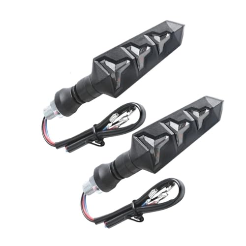 Intermitentes LED para motocicleta universales y luces traseras dinámicas