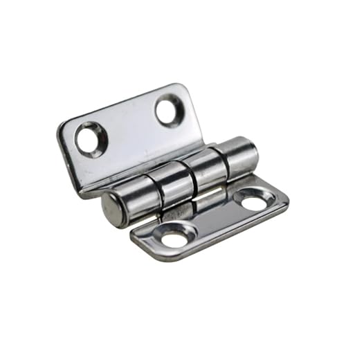 Curved Hinge Made of 304 Stainless Steel for Industrial Machinery Equipment Tool Cabinets 1Pcs