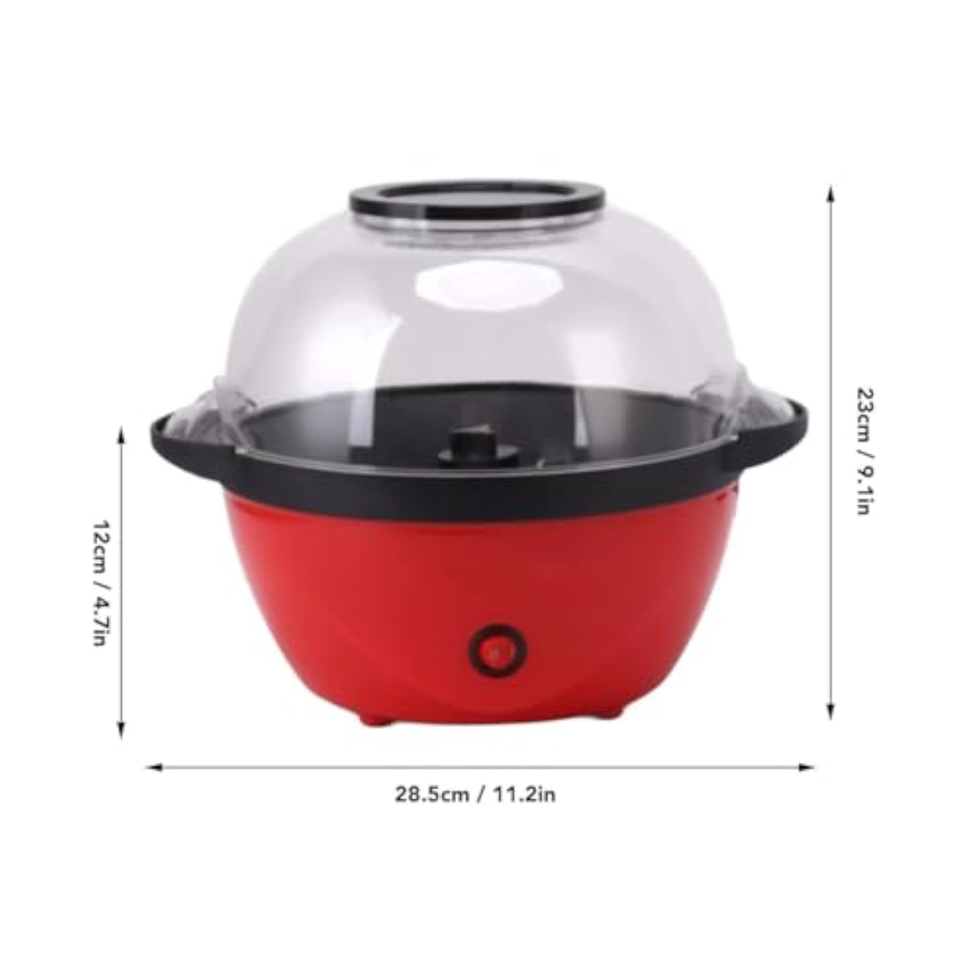450W Electric Popcorn Maker Machine, Compact Snack Appliance