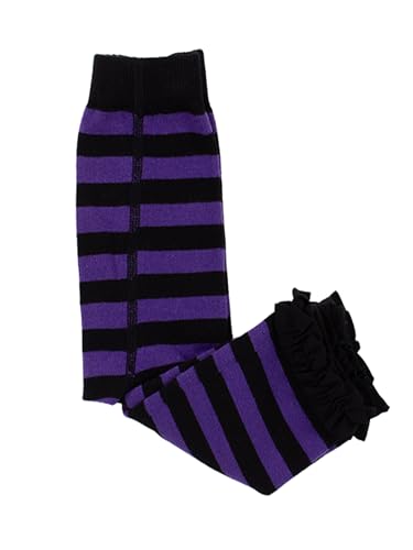 RuffleButts Baby/Toddler Girls Patterned Footless Ruffled Tights