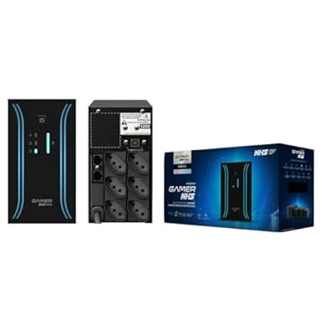 Nobreak Gamer NHS 600VA Mini Senoidal Preto 91.G0.006000