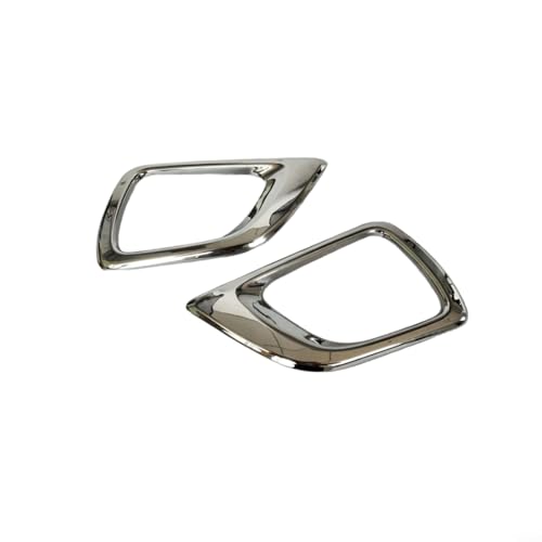 Cubiertas de luz antiniebla para Nissan Navara NP300 2014-2020 con acabado cromado en ABS 5