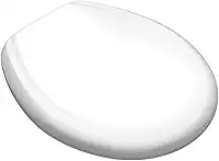 LORENZETTI Assento Sanitário Duratti Branco Oval Universal de Polipropileno, Modelo: 7153011